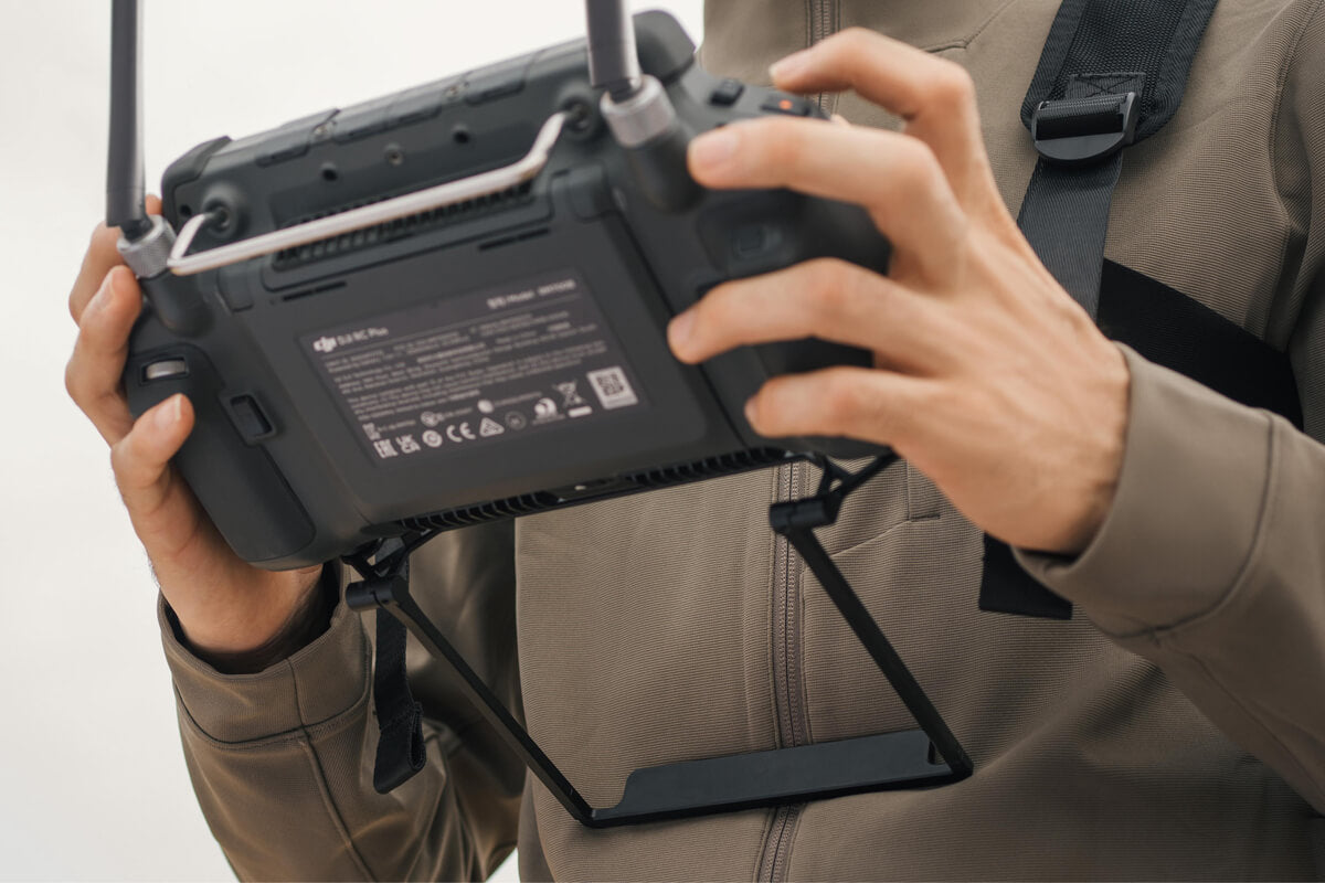 EE GROUP DJI RC Plus 2 strap and waist support kit with adjustable straps and padded waist belt for comfortable drone controller handling.
