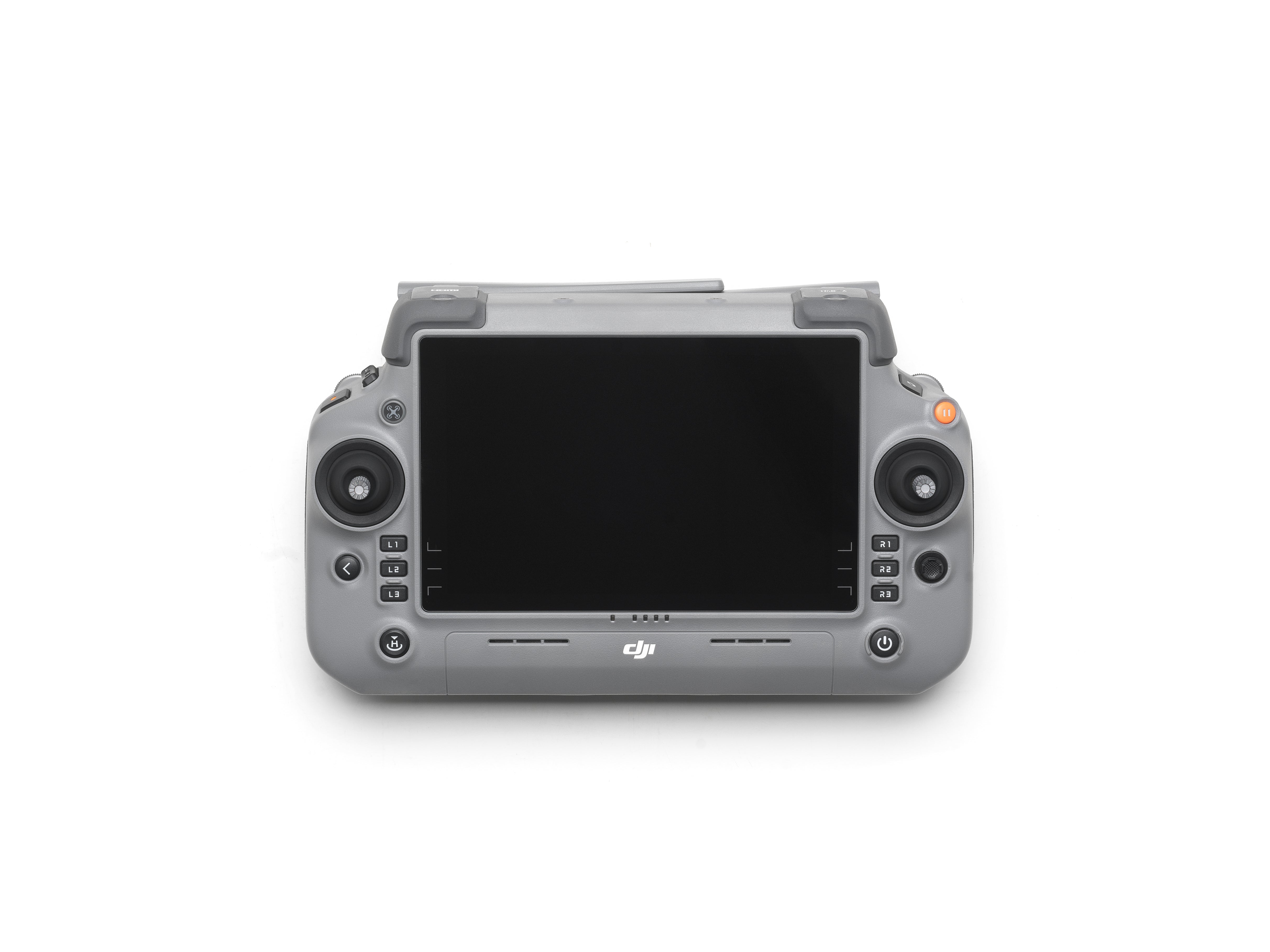 DJI RC Plus 2 remote controller with screen and control buttons, used for drone operation, by EE Group.