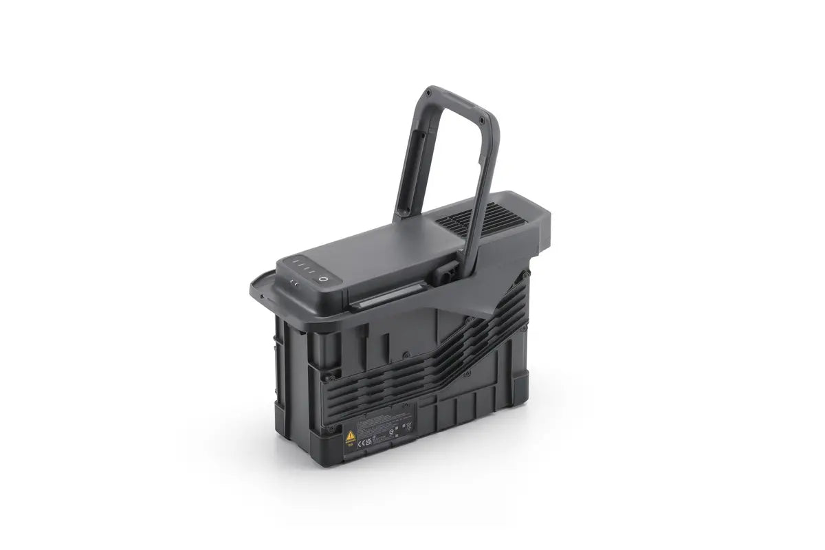 EE GROUP DJI TB100 intelligent flight battery for DJI Matrice 400 drone, shown in a close-up with connectors visible
