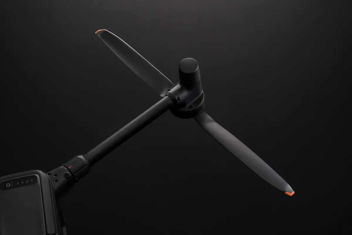 DJI M400 2510F drone propeller by EE GROUP, shown in close-up view with detailed blades and aerodynamic design.