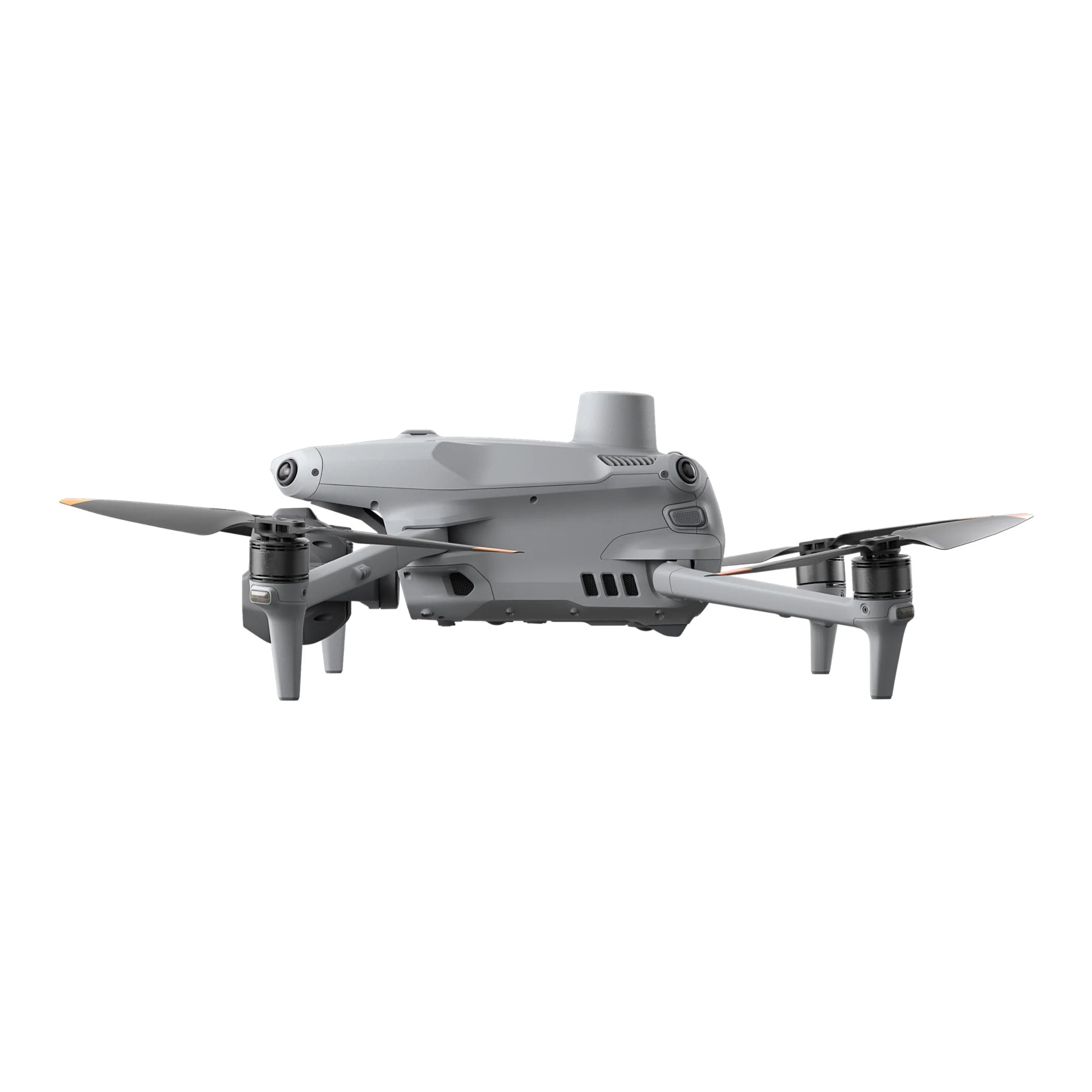 DJI Matrice 4E drone with camera and sensors, shown outdoors, featuring robust design for industrial and enterprise use.
