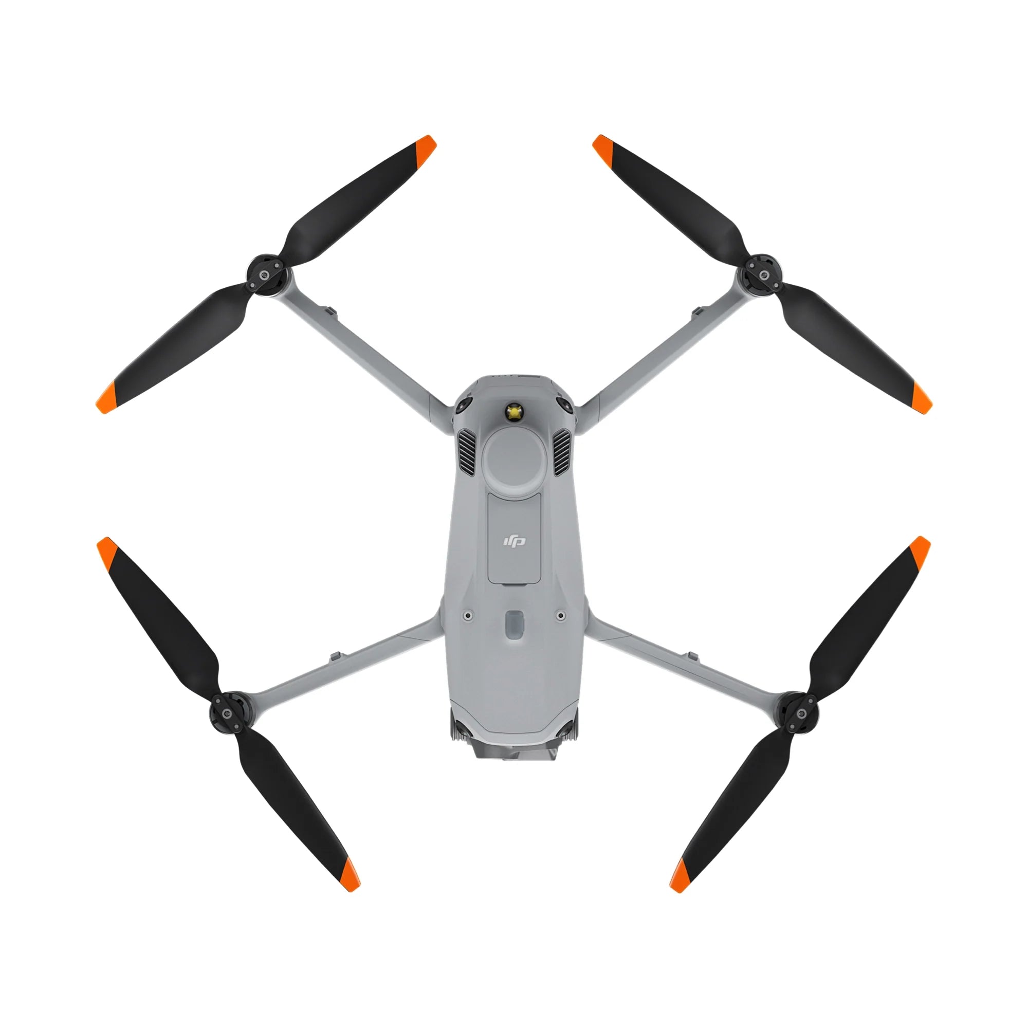DJI Matrice 4E drone with advanced camera and sensors, displayed outdoors with EE Group branding.