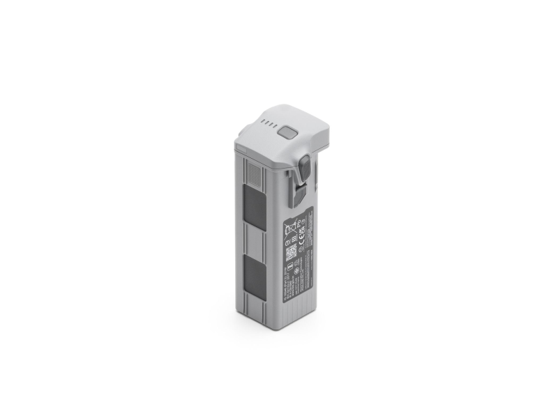 DJI Matrice 4 Series drone battery by EE GROUP, showing the rechargeable lithium-ion battery with safety labels and connectors.