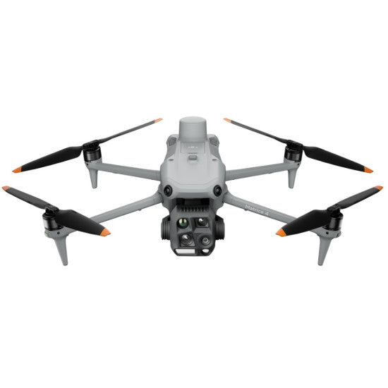 DJI Matrice 4T drone with EE Group branding, showcasing its professional design and camera equipment for industrial use