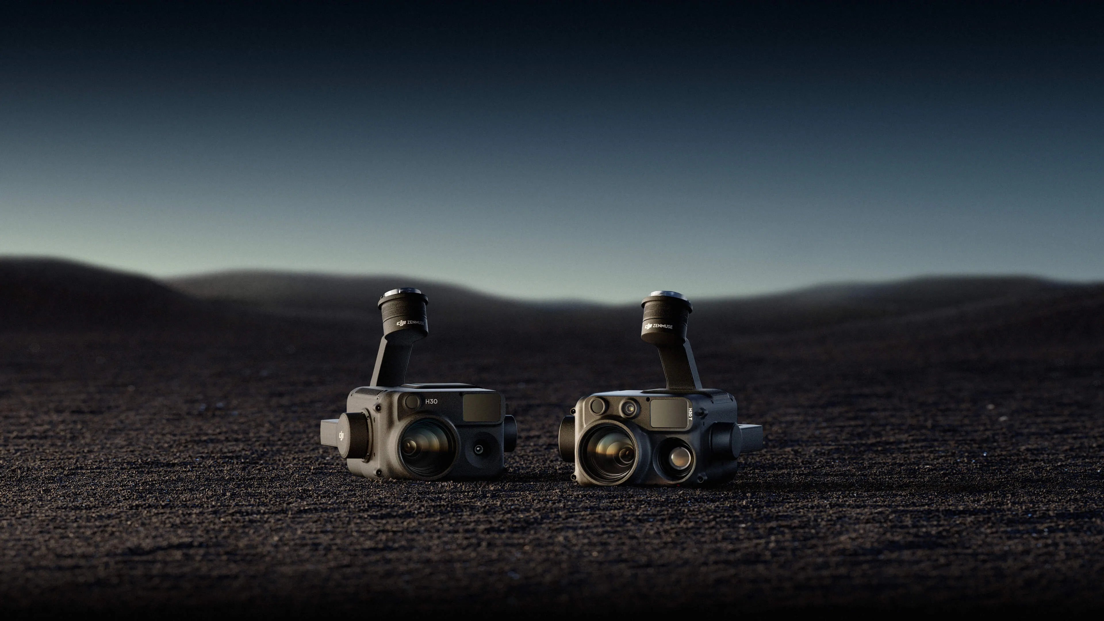 DJI Zenmuse H30 SP drone camera by EE GROUP showing the camera lens and gimbal assembly in a close-up shot